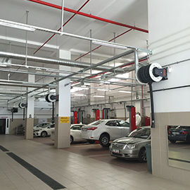 İnter Servis Ekipmanları Egzoz Gazı Emiş Sistemleri