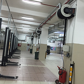 İnter Servis Ekipmanları Egzoz Gazı Emiş Sistemleri