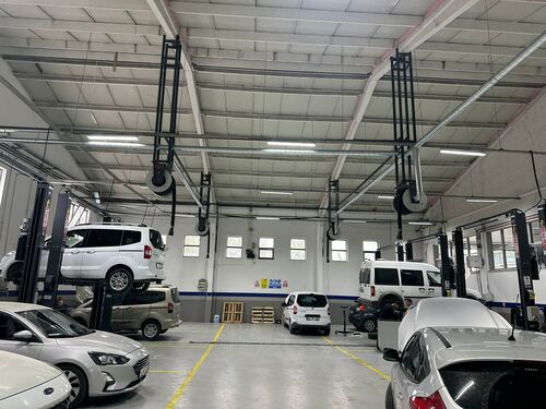 İnter Servis Ekipmanları Egzoz Gazı Emiş Sistemleri
