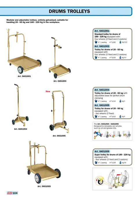 Alfa-lub kataloğu, Varil Arabaları, Servis Kolonları ve Lastik Şişirme, sayfa 104