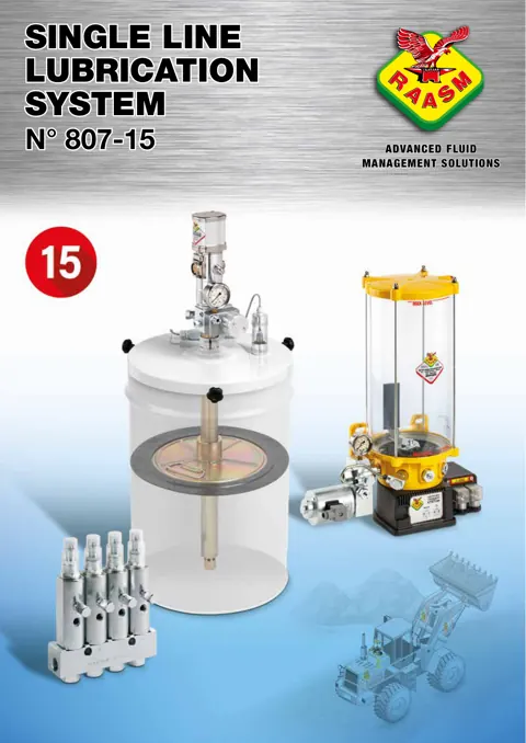 Cover of the Single-Line Lubrication System