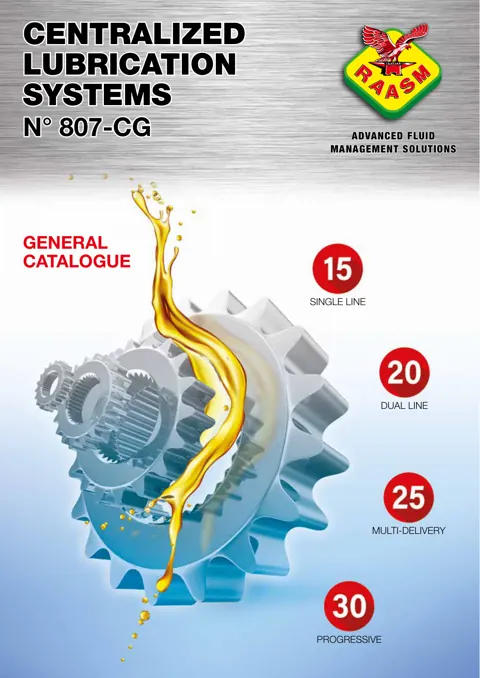 Cover of the Centralised Lubrication Systems Catalogue